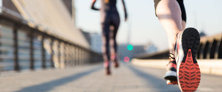 woman running